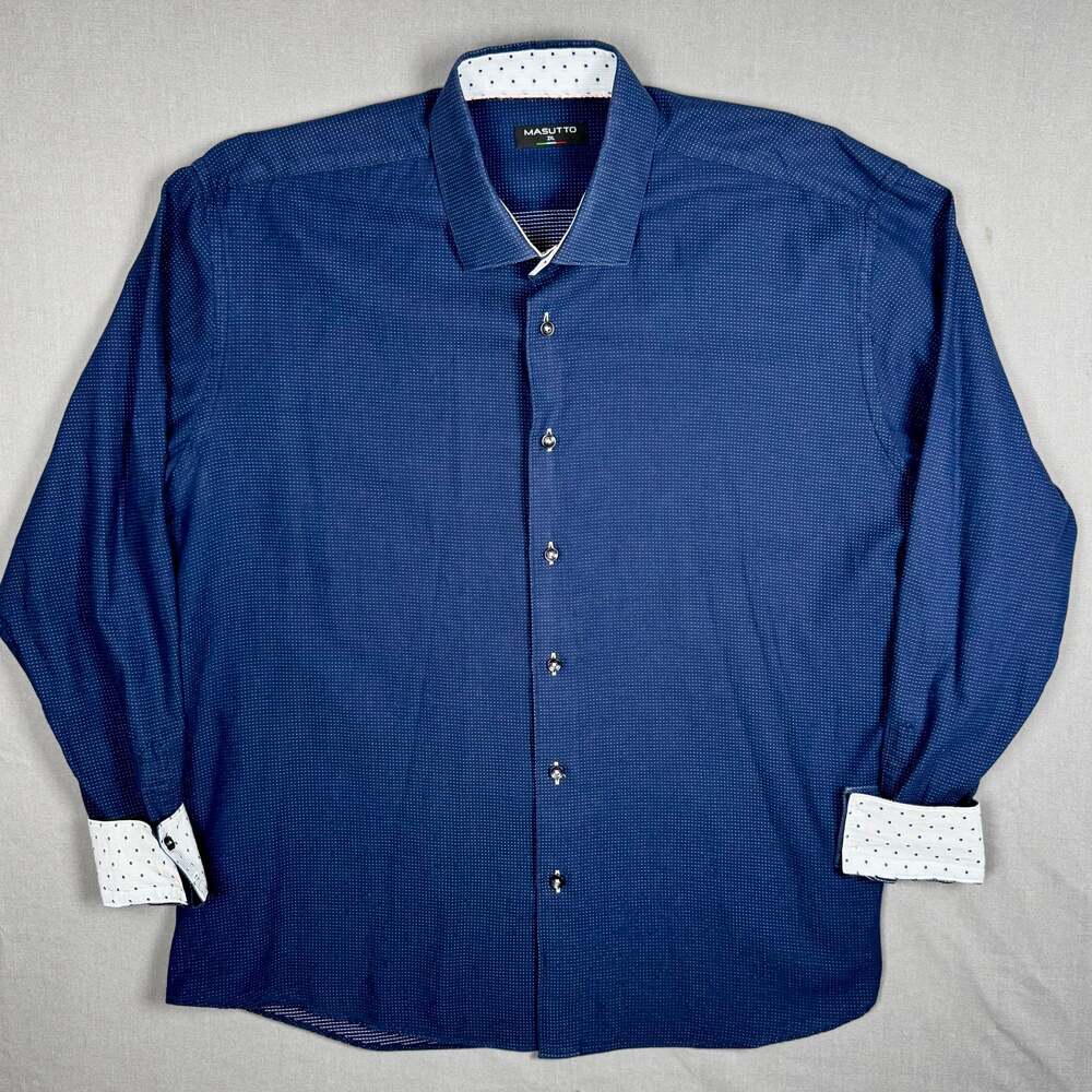 Masutto NWOT Zola/92 Long Sleeve Button Down Shirt
